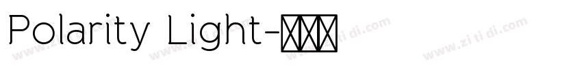 Polarity Light字体转换